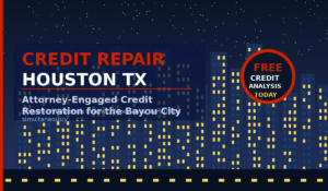Credit Repair Houston TX 1 Credit repair Houston TX attorney-engaged service for Houston residents