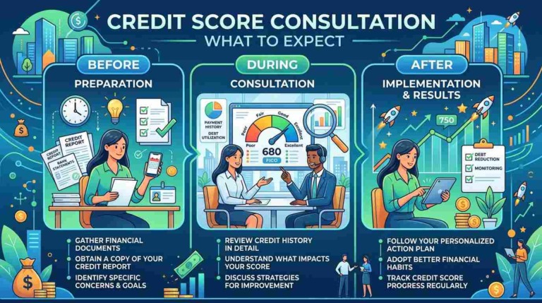 Credit Score Consultation: What to Expect Before, During, and After