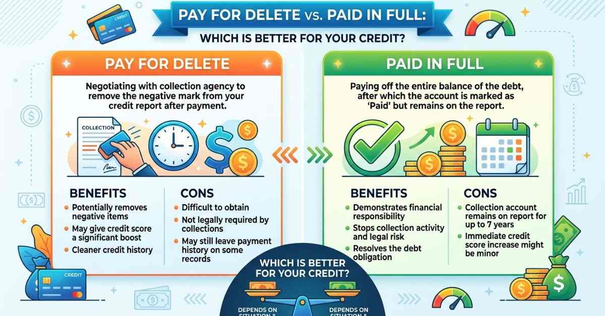 Pay for Delete vs. Paid in Full: Which Is Better for Your Credit