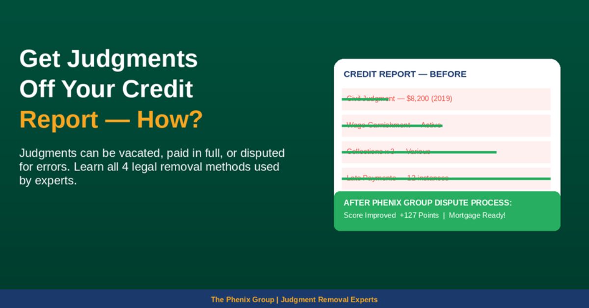 Remove Judgments: Before and After Results