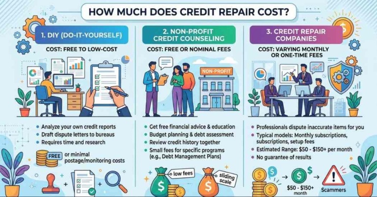 How Much Does Credit Repair Cost