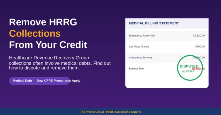 Remove HRRG Collections From Your Credit Report