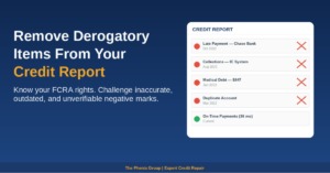 How to Remove Derogatory Items From Your Credit Report