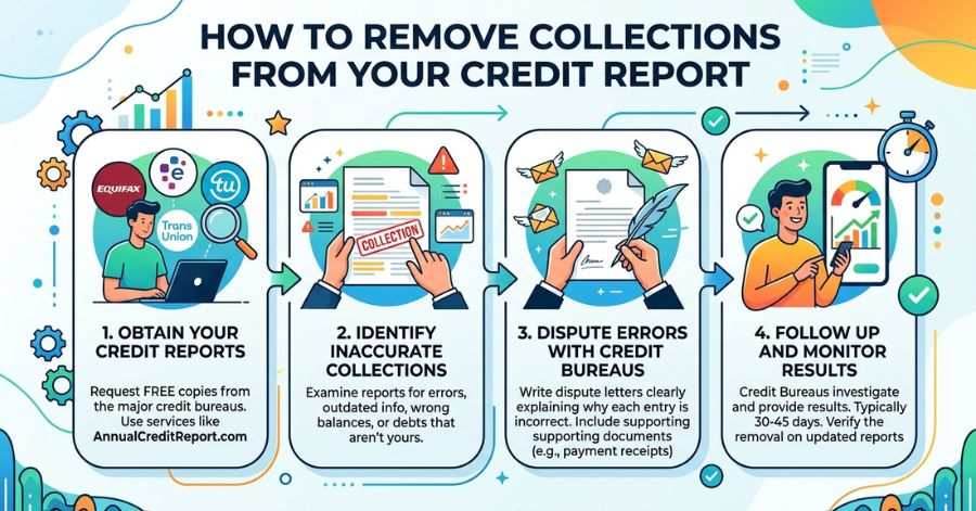 How to Remove Collections From Your Credit Report